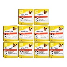 FREE-STYLE - Lite Test Strips English Pack 50ct- EXP-01/2027-PACK OF 10