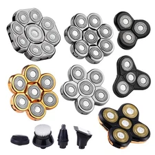 Replaceable Electric Shaver Head and Nose Trimmer Hair Clipper Head Spare 3d 4d