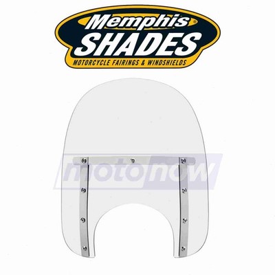 Memphis Shades Memphis Slim Windshield (9in. Cutout) for 1998-2010 Yamaha uy