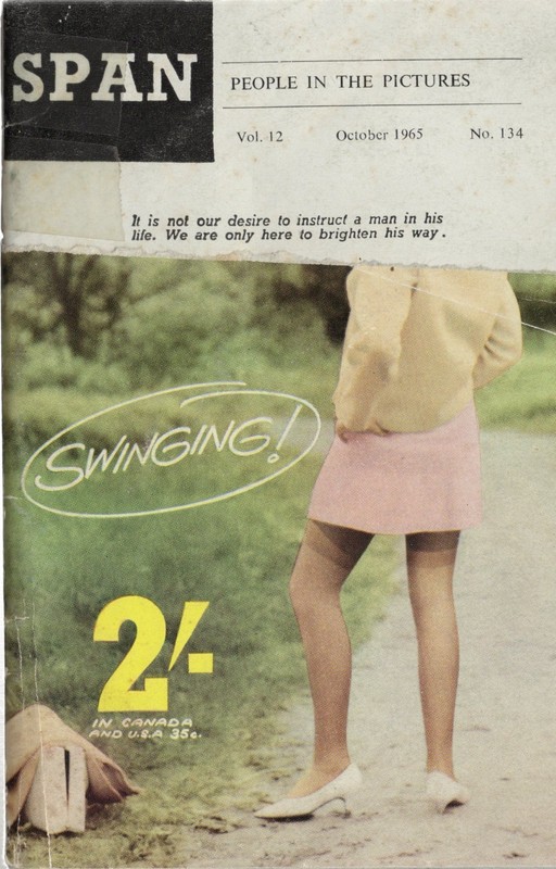 SPAN Magazine UK No. 134 October 1965 Claudia Cardinale Pilar Pellicer