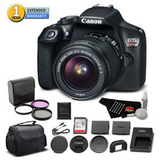 Canon EOS Rebel T6 Digital SLR Camera 1159C003 Bundle with 18-55mm f/3.5-5.6 is