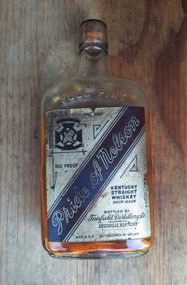 Pride of Nelson Kentucky Straight Whisky. Fairfield Distillery, Louisville.