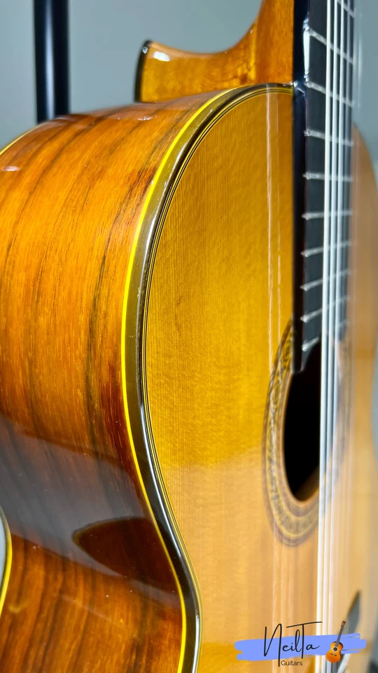 Guitarra clásica de concierto hecha a mano Shinano SC-20 (1972) Foto 4 de 4