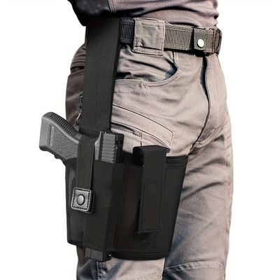 Universal Drop Leg Holster Right Hand Adjustable Thigh Holste for Men & Women