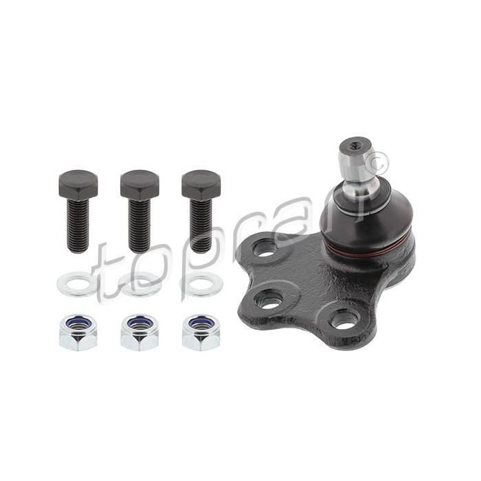 Rotule de suspension avant droite Opel Meriva A anti-vibration en caoutchouc renforcé