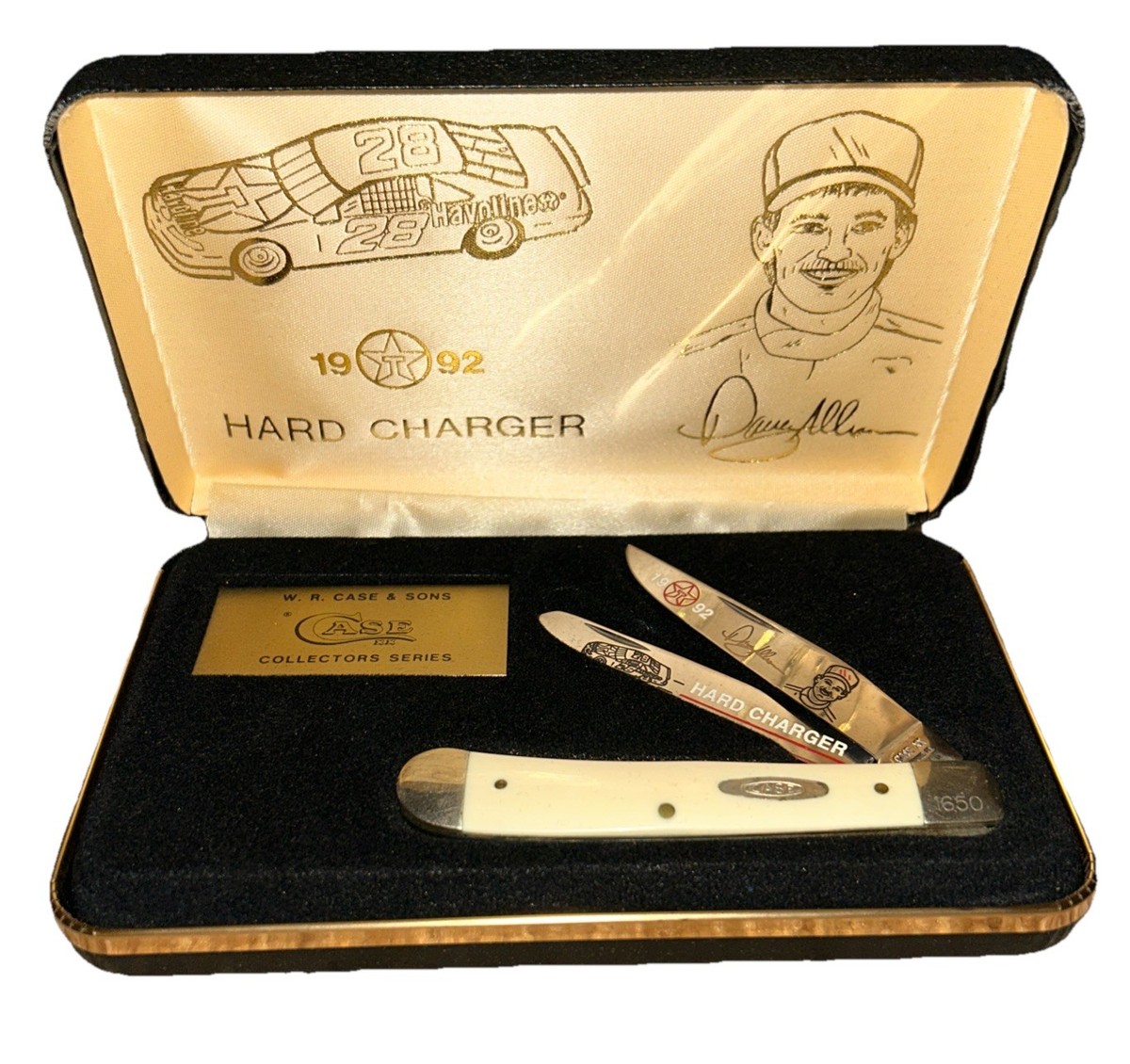 1992 Davey Allison “Hard Charger” Case XX Commemorative Knife | eBay