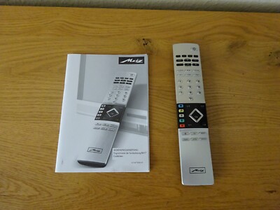 Original Metz RM17 Fernbedienung TV Alu Optik LCD/LED
