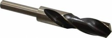 7/8" Drill, 118  Point, Cobalt Silver Deming  Reduced Shank Drill Bit Bright...