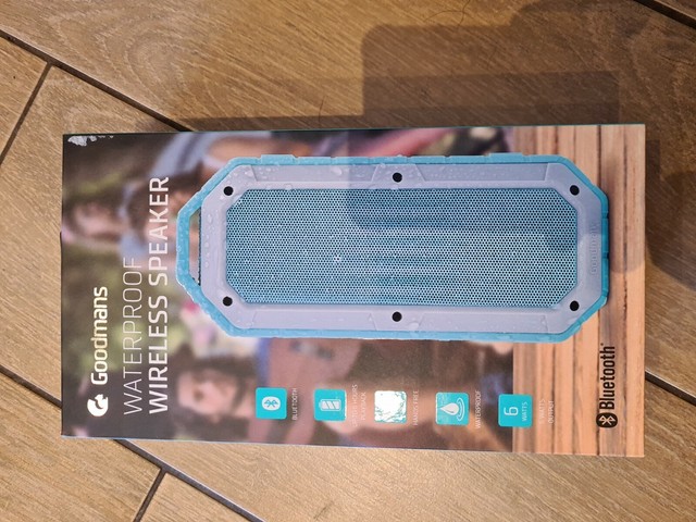 goodmans waterproof wireless speaker