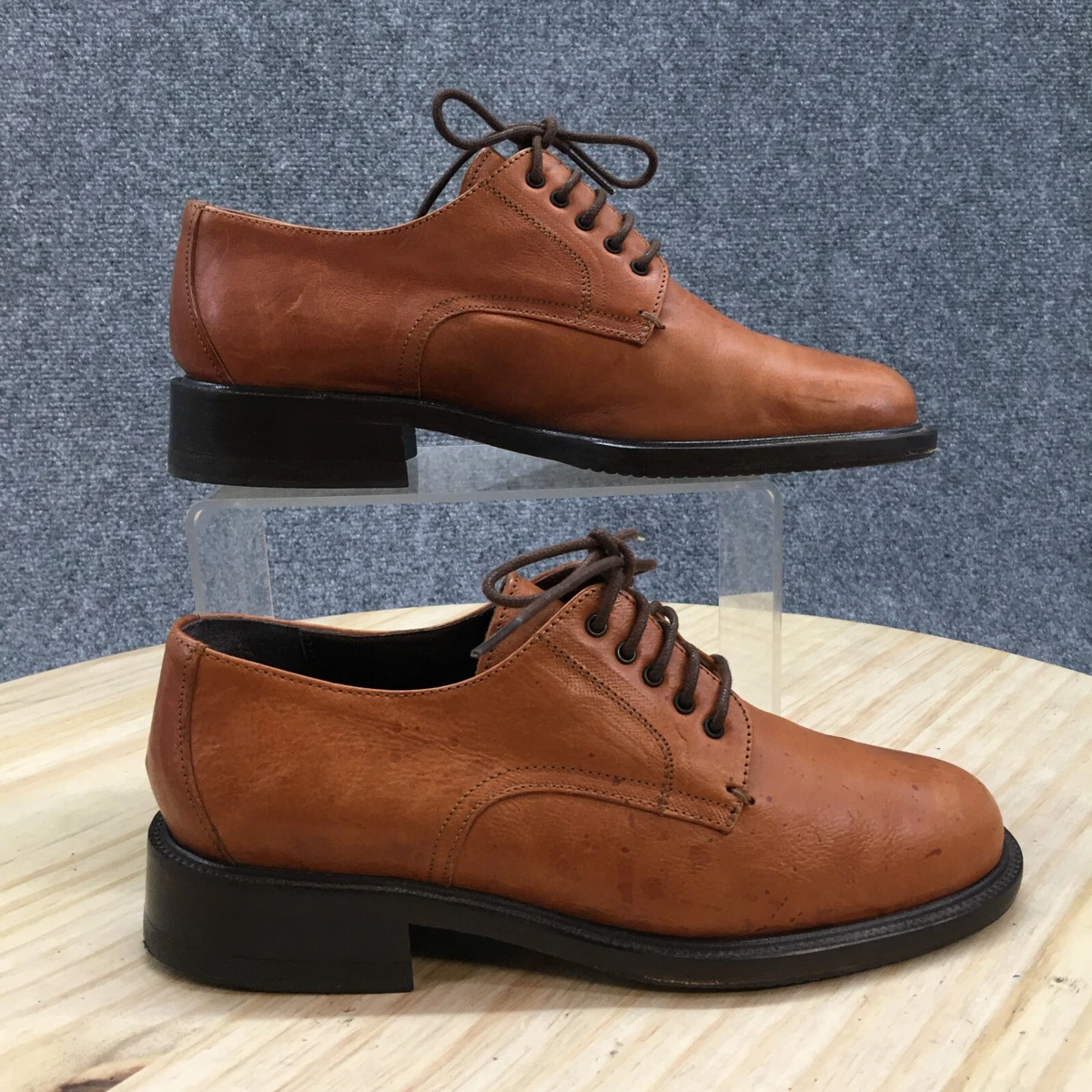 Womens brown oxford heels cheap