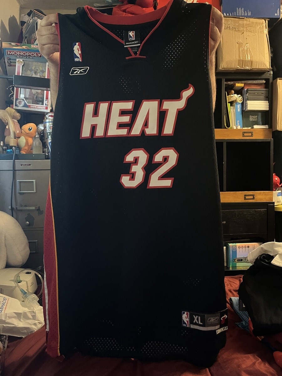 NBA シャキールオニール　Shaquille O'Neal SHAQ HEAT Shaquille O Neal Miami Heat Jersey XL Reebok NBA | eBay