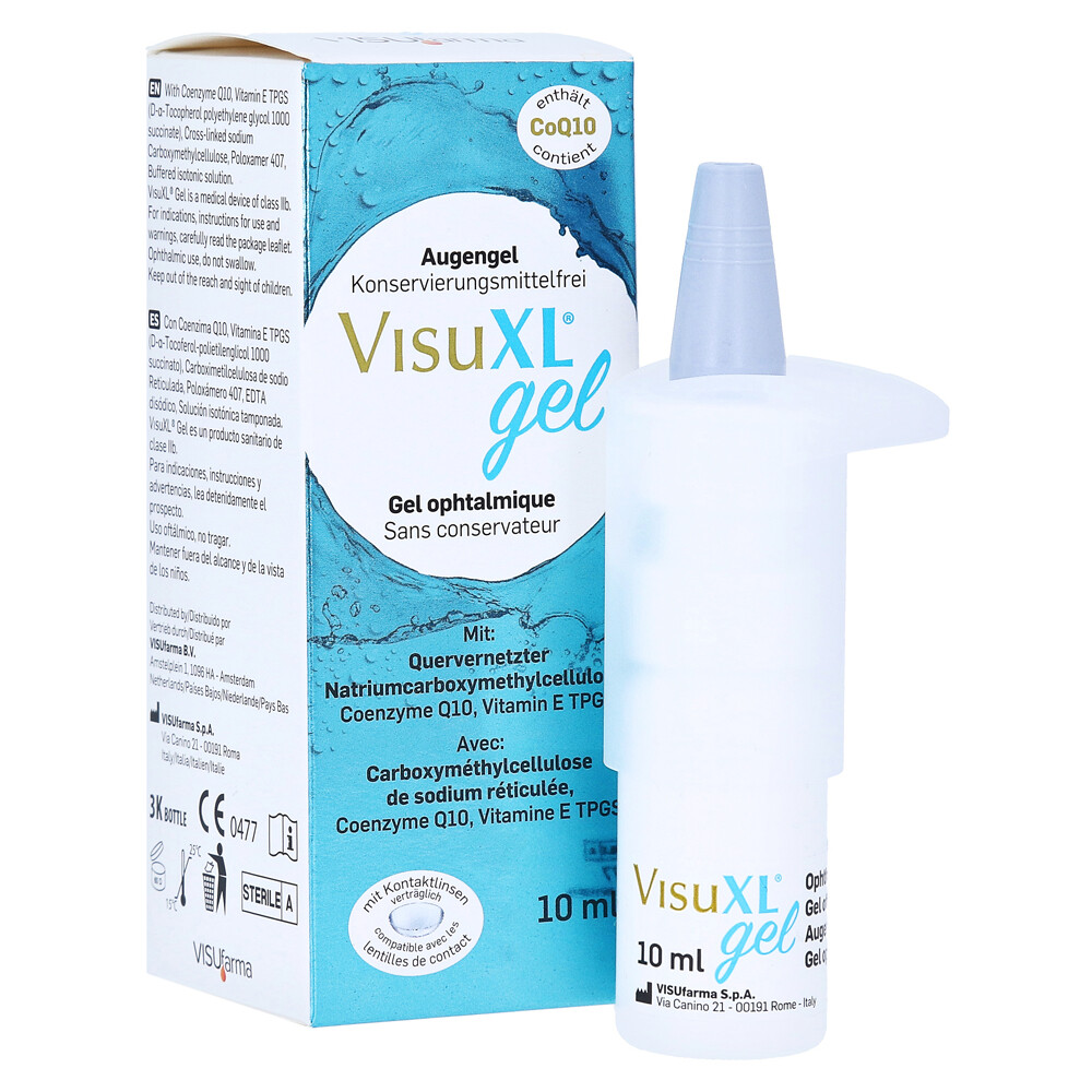 VisuXL Gel (10ml bottle) Preservative-Free Ophthalmic Gel - Image 3