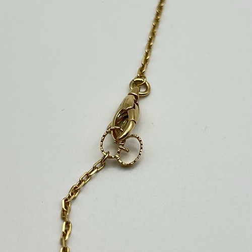 Gucci Running Double G Necklace 18K Yellow Gold, 26” – Fine Jewelry, w/ Box - Picture 5 of 6