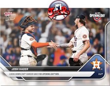 Josh Hader 2025 MLB TOPPS NOW 12 Locks Down 200th Career Save