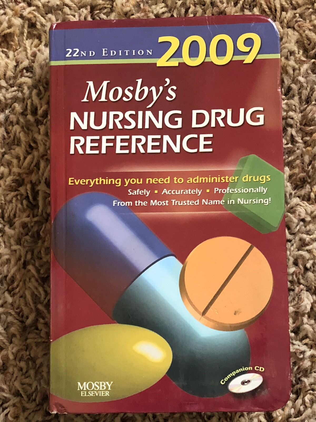 Mosbys 22nd Edition 2009 Nursing Drug Reference Book eBay