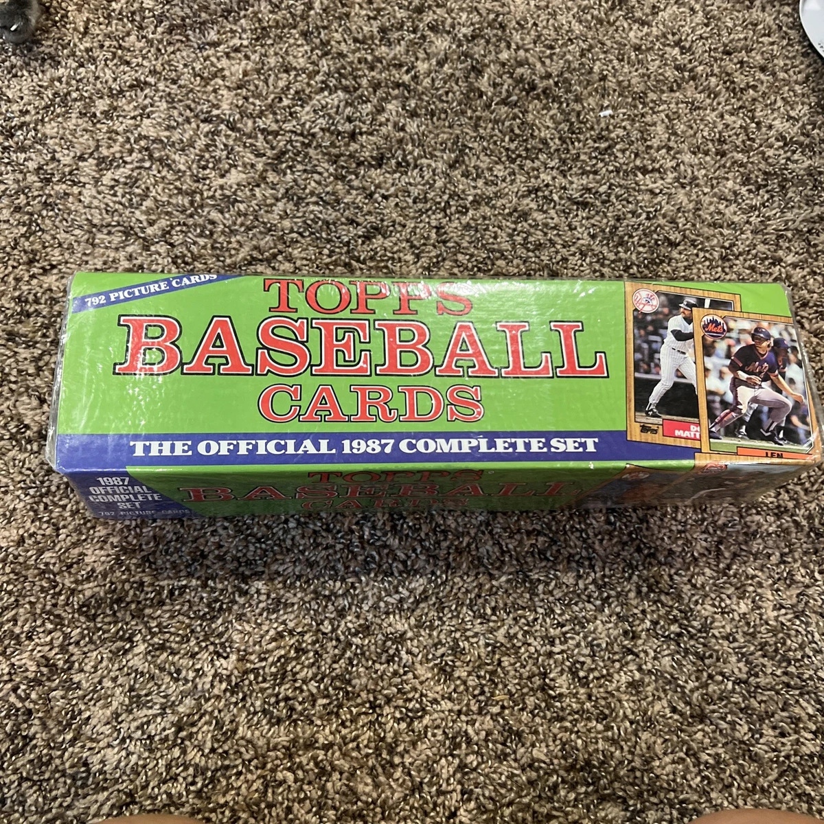 1987 Topps Baseball Cards Official Complete Set 792 ? Open Box for