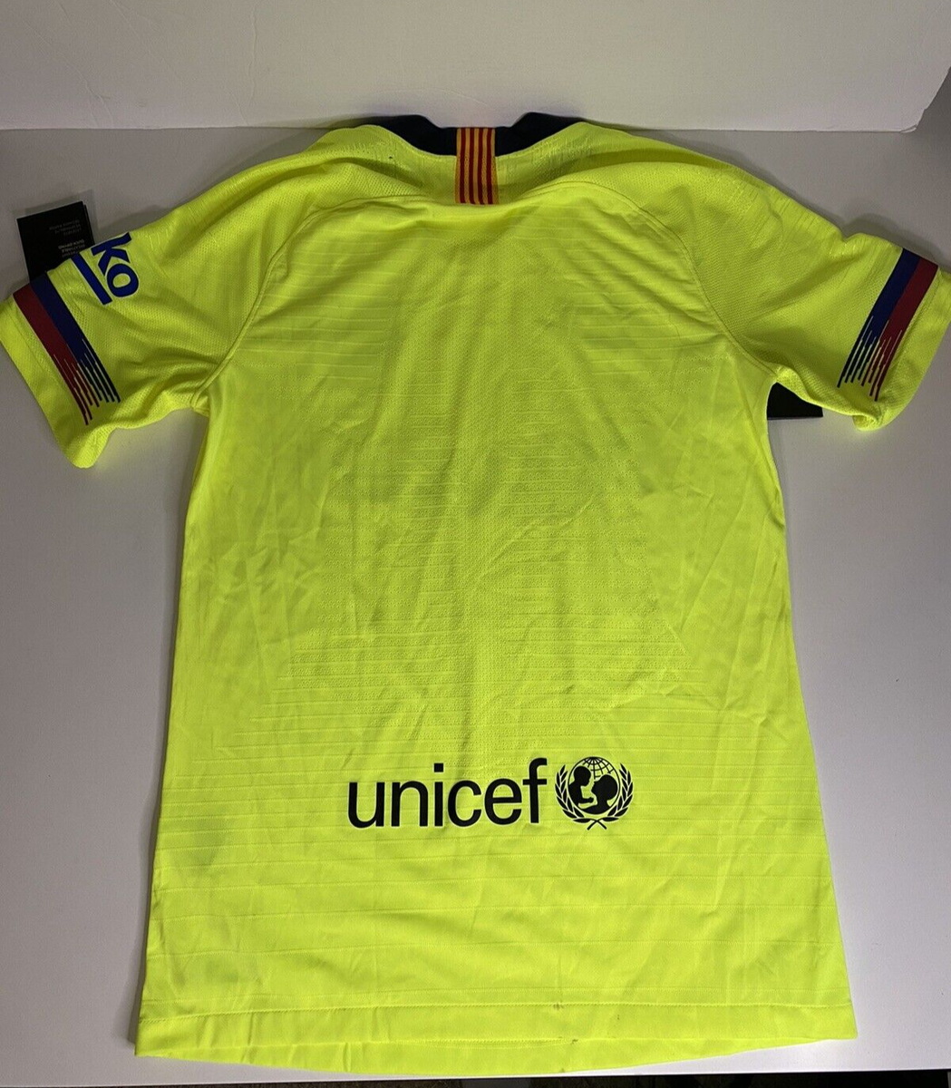 Nike FC Barcelona Vaporknit Away Jersey Soccer Mens Sz S NEW