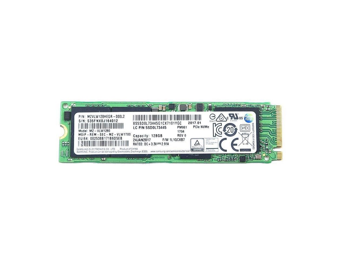 Samsung MZ-VLW1280 256GB M.2 2280 nvme NVMe SSD | Internal Laptop