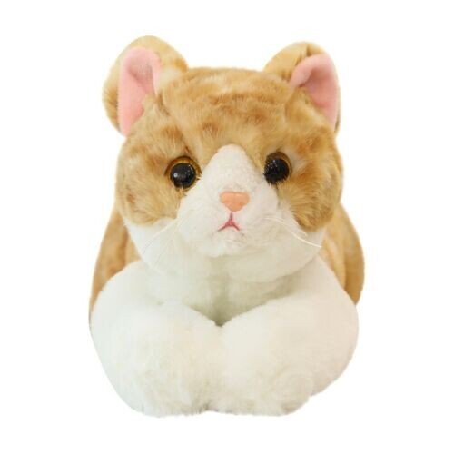 Nuevo peluche gato juguete suave felpa marrón acostado muñeca regalo cumpleaños unos 50 cm - Imagen 2 de 4