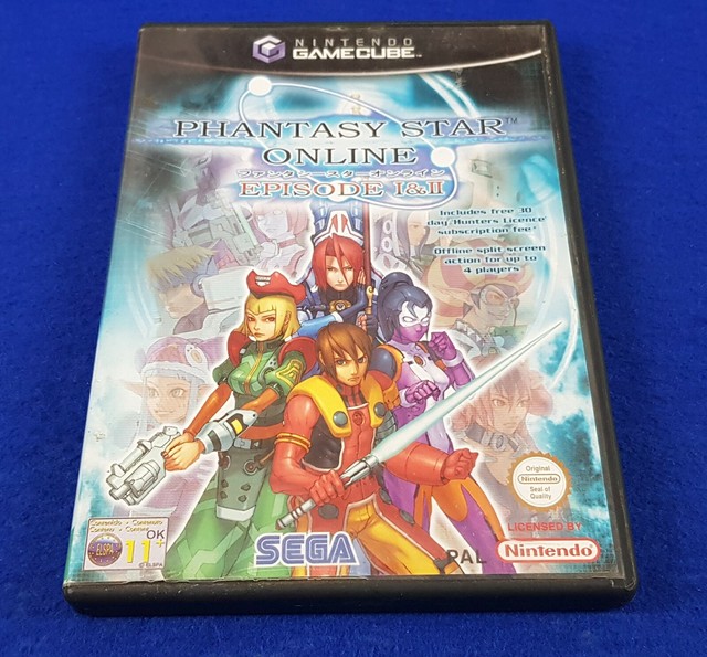 Phantasy Star Online Episode I Ii 1 2 Nintendo Gamecube For Sale Online Ebay