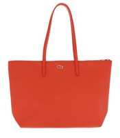 Lacoste L.12.12 Concept Shopping Bag L Schultertasche Lacoste Croc 80S Burnt Neu