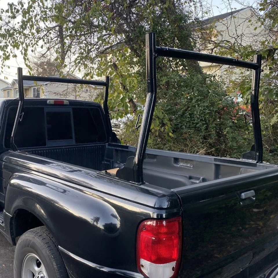 800LBS Pickup Truck Bed Universal Ladder Rack Kayak Lumber 50"-75" Adjustable Foto 4 de 4