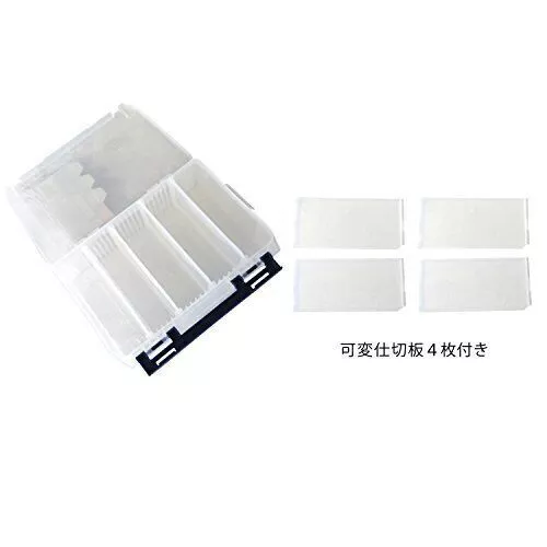 Meiho Versus VS-800NDDM Fishing Tackle Storage Box Clear BRAND NEW @ eBay Fishin - Picture 2 of 2