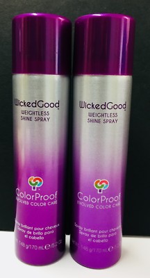 Wicked Good Weightless Shine Spray by ColorProof - 2 Pack (5.2 oz each)