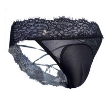 Mens Hiding Gaff Panty Lace Crossdressing Briefs Transgender Camel Toes Shaper