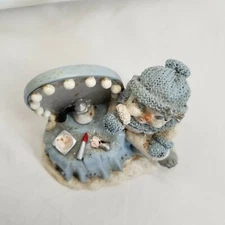 ✅Miss Thing Vanity Snowman 4" Snow Buddies Figurine✅2001 Encore Group Christmas