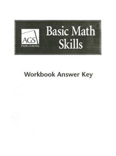 Basic Math Skills Workbook Answer Key by Not Available (2006, Trade Paperback) for sale online ...