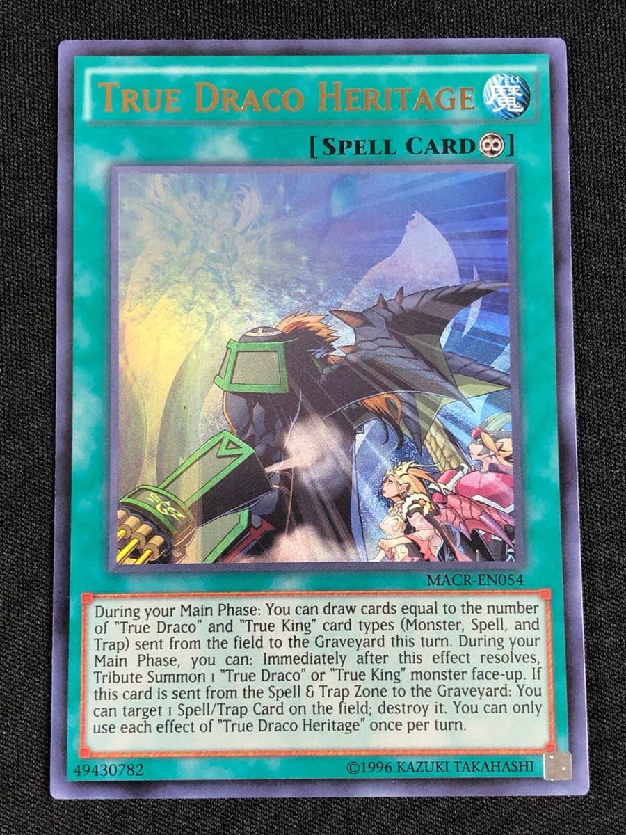 YUGIOH TRUE DRACO HERITAGE MACR-EN054 ULTRA NM