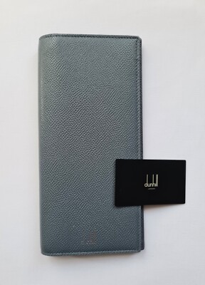 Neue Dunhill Cadogan Mantel Geldbörse in Kornblume 