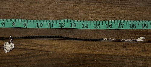 New Gabriel & Co. Sterling Silver heart pendant Leather cord Necklace Valentine - Picture 13 of 13