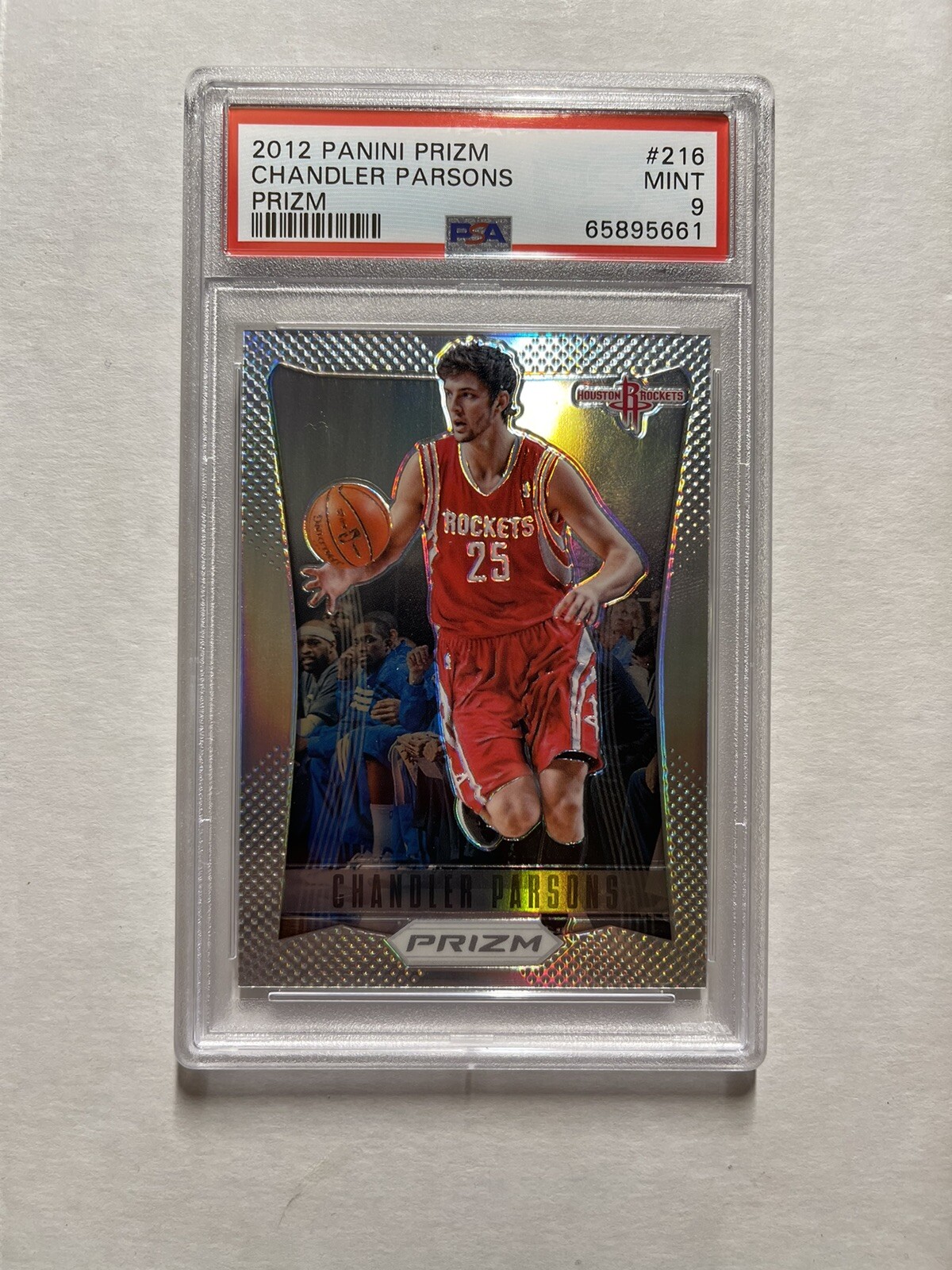 Chandler Parsons 2012-13 Panini Prizm #216 Silver Prizms Rookie RC PSA 9 Mint