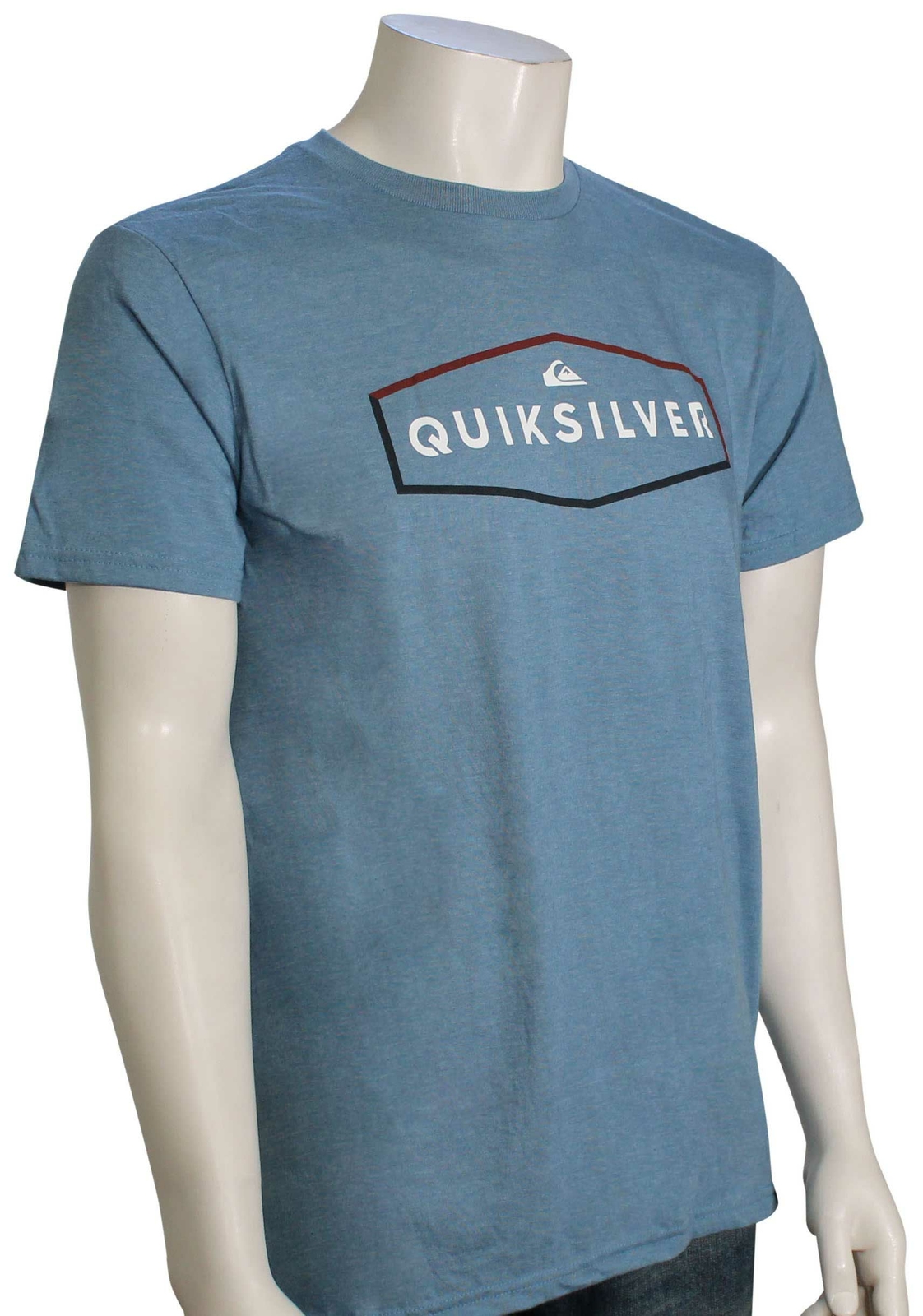 Футболка Quiksilver Clear Mind — Captains Blue Heather — новинка