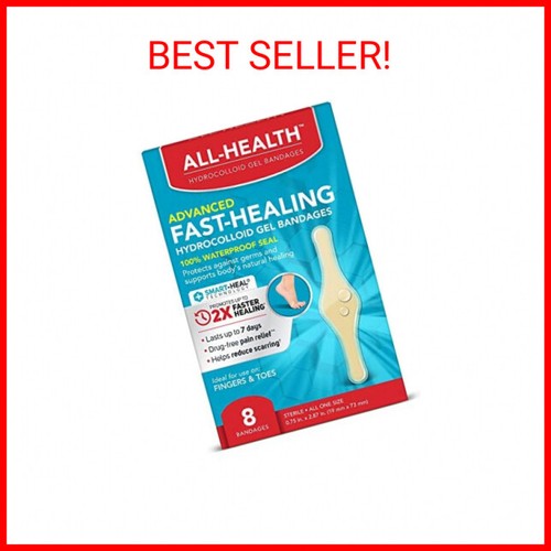 All Health Advanced Fast Healing Hydrocolloid Gel Bandages, Fingers