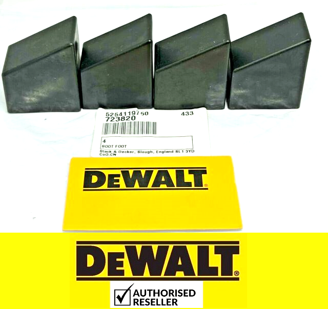 4 Genuine Black & Decker Workmate Rubber Feet – Fits WM300, WM301, X40000