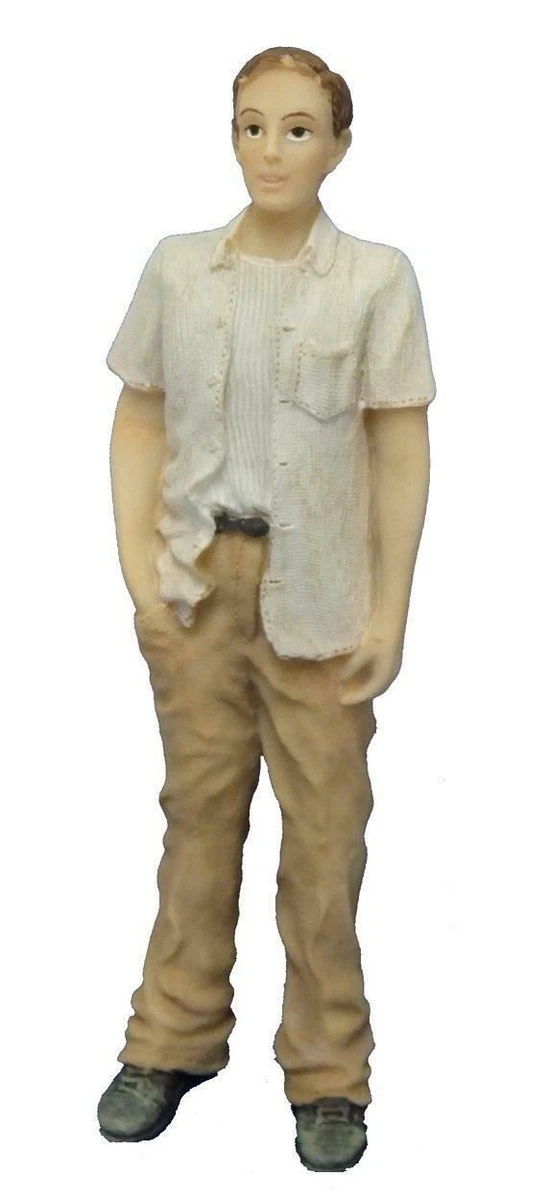 Vintage, Scala 1:12, Casa Delle Bambole, Artigiano, Signora, Bambola, Figura, In Cucito A Mano, Blu E Paillettes Buono, Rimovibile, Abiti, 1930, Art Deco - Italia - Foto 13