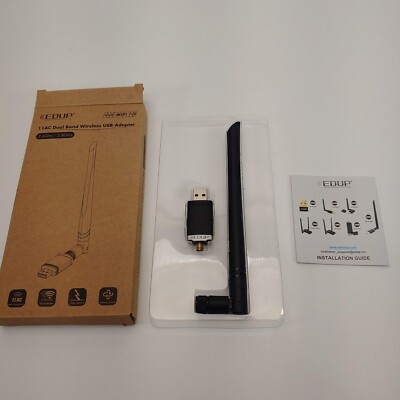 EDUP 11ac Dual Band Wireless USB Adapter 2.4GHz/5.8GHz