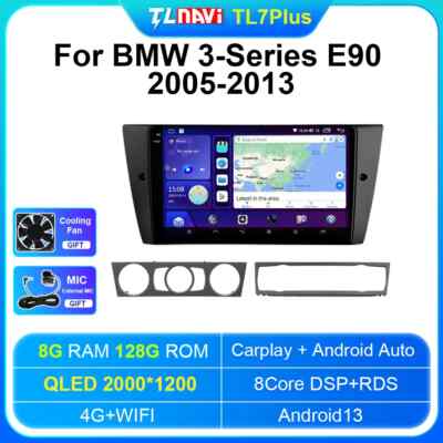 For BMW 3 Series E90 91 92 93 Car Radio Multimedia GPS Navigation Stereo Android