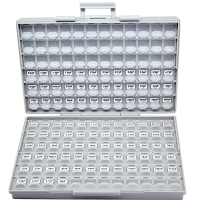 SMD 0603 capacitor kit 100 values 100x50/V pcs in BOX-ALL NPO Y5V X7R 0.5p 10UF