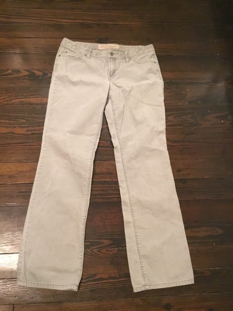 Loft Grey Womenâs Slim Boot Cut Cords Size 8 | eBay