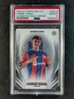 2023-24 Topps UEFA LAMINE YAMAL Rookie RC Chrome Refractor Ultimate Stage PSA 10