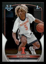2022-23 Bowman University Chrome #55 Skyy Clark Rookie Illinois Fighting Illini