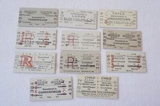 Greenisland Northern Ireland Railway Ticket x11 Irish Ref 1
