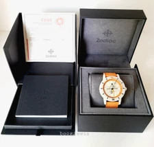 ZODIAC SWISS CERAMIC SUPER SEA WOLF COMPRESSION AUTO DIVER WATCH 41mm  ZO9591NIB