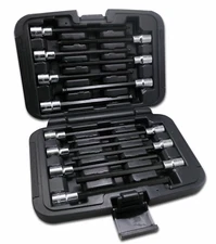 Vim Tools HXL100 14pc 3/8-drive SAE Extra-Long HEX & BALL-HEX Socket Set