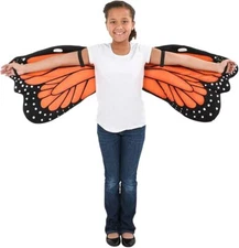 Rhode Island Novelty Kids Monarch Butterfly Plush Wings One Per Order