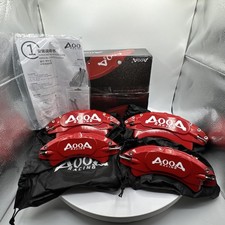 Aooa Wrx24-rw Red Caliper Covers White Logo 2022-2024 Subaru Wrx Non-gt